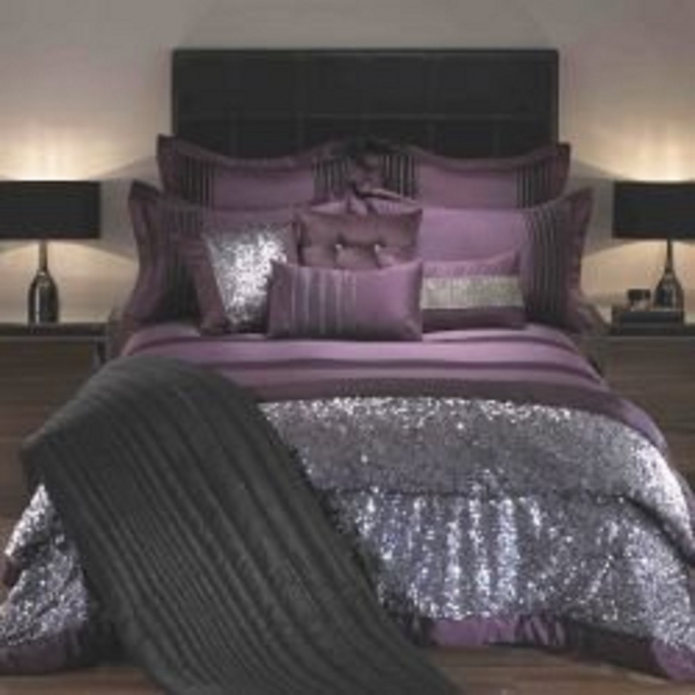 Carita Damson Bedding by Kylie Minogue At Home House of Bedding